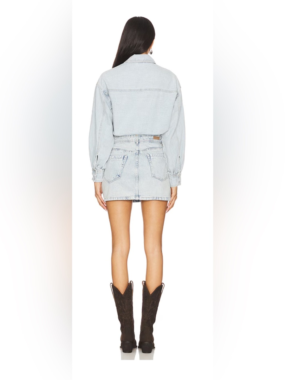 NWT!! Blank NYC/Light Wash Denim Dress/ Medium - Picture 3 of 8